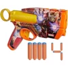 NERF LANZADOR MARVEL IRON MAN CON 4 DARDOS