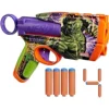 NERF LANZADOR MARVEL HULK CON 4 DARDOS
