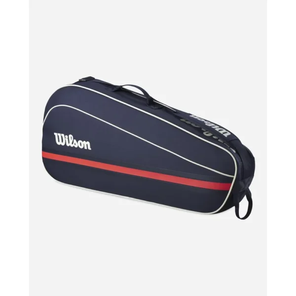 BOLSO WILSON TEAM 2025 AZUL MARINO CAPACIDAD 3 RAQUETAS