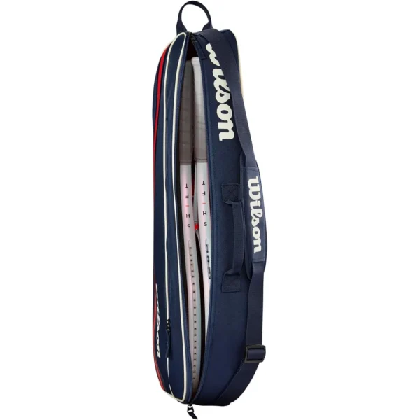 BOLSO WILSON TEAM 2025 AZUL MARINO CAPACIDAD 3 RAQUETAS