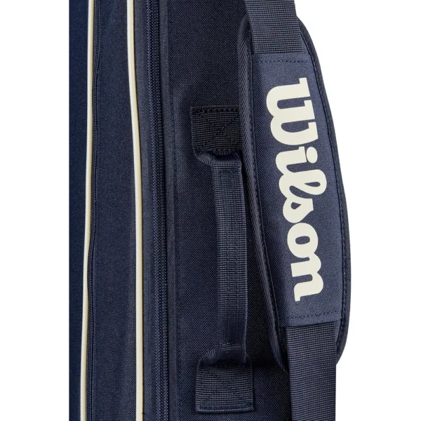 BOLSO WILSON TEAM 2025 AZUL MARINO CAPACIDAD 3 RAQUETAS