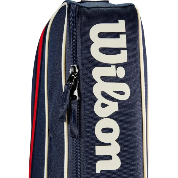 BOLSO WILSON TEAM 2025 AZUL MARINO CAPACIDAD 3 RAQUETAS