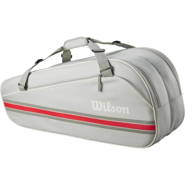 BOLSO WILSON TEAM 2025 AVENA CAPACIDAD 6 RAQUETAS