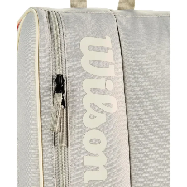 BOLSO WILSON TEAM 2025 AVENA CAPACIDAD 6 RAQUETAS