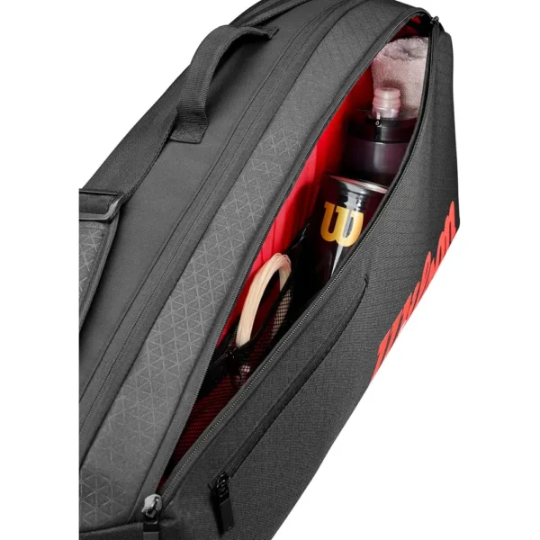 BOLSO WILSON CLASH V3 SUPER TOUR CAPACIDAD 3 RAQUETAS