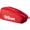 BOLSO WILSON SUPER TOUR 2025 RED CAPACIDAD 6 RAQUETAS