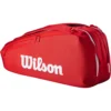 BOLSO WILSON SUPER TOUR 2025 RED CAPACIDAD 6 RAQUETAS