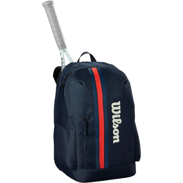 BOLSO WILSON TEAM 2025 AZUL MARINO CAPACIDAD 2 RAQUETAS