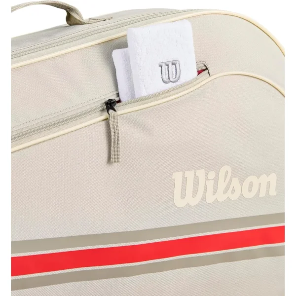 BOLSO WILSON TEAM 2025 AVENA CAPACIDAD 3 RAQUETAS