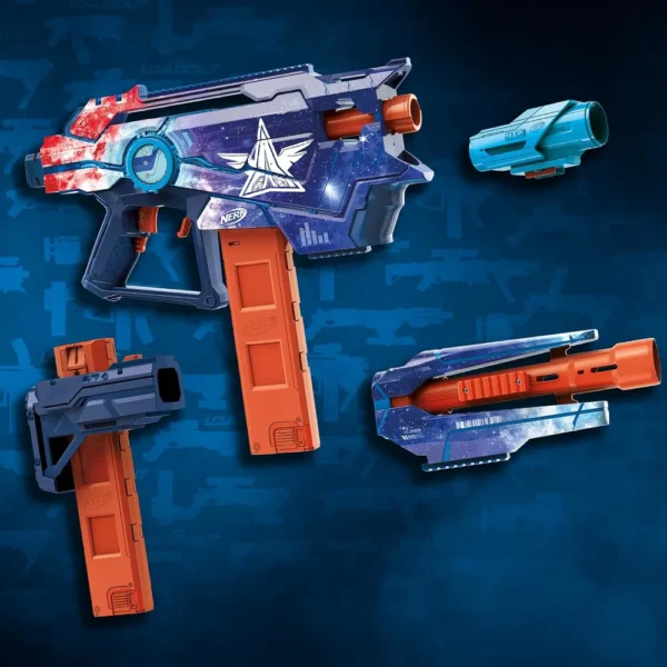 NERF LANZADOR LOADOUT GALACTIC COMMANDER MOTORIZADO CON 48 DARDOS