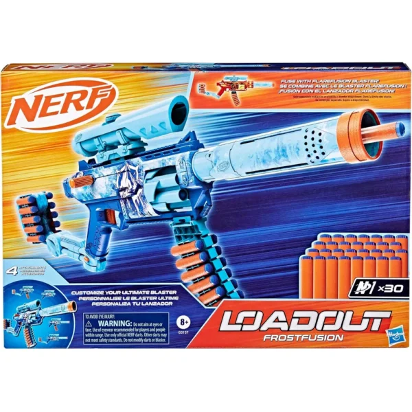b0dsy86rdt_3.webp NERF LANZADOR LOADOUT FROSTFUSION CON 30 DARDOS