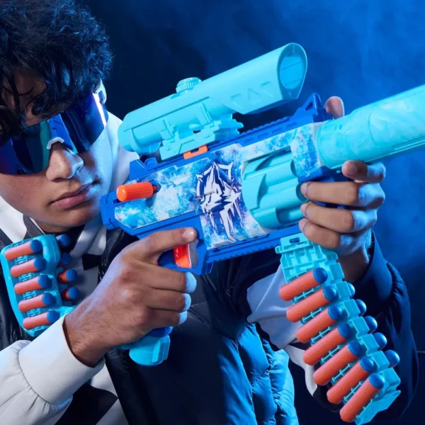 b0dsy86rdt_5.webp NERF LANZADOR LOADOUT FROSTFUSION CON 30 DARDOS