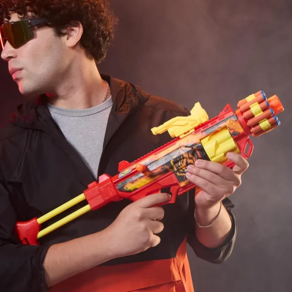 NERF LANZADOR LOADOUT FLAREFUSION CON 18 DARDOS