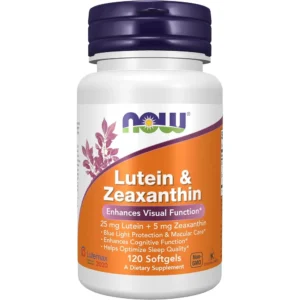 b0dvng2vdc_0.webp LUTEÍNA + ZEAXANTINA NOW FOODS 25 MG / 5 MG 120 CÁPSULAS BLANDAS