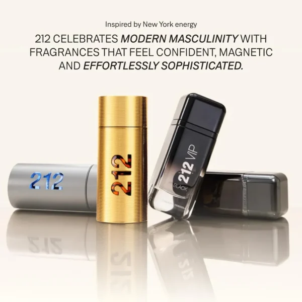 PERFUME CAROLINA HERRERA 212 VIP MEN EDT 3.4 OZ / 100 ML