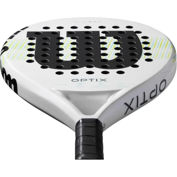 RAQUETA DE PÁDEL WILSON OPTIX V1 BLANCO
