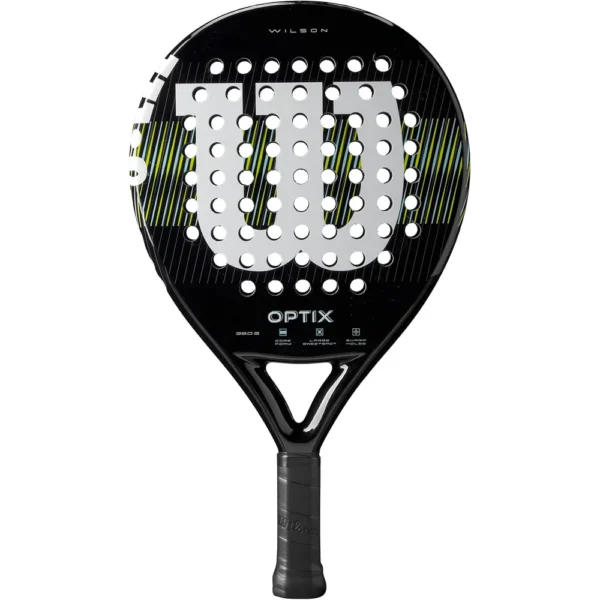 RAQUETA DE PÁDEL WILSON OPTIX V1 NEGRO