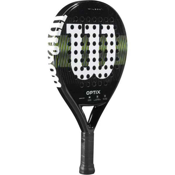 RAQUETA DE PÁDEL WILSON OPTIX V1 NEGRO