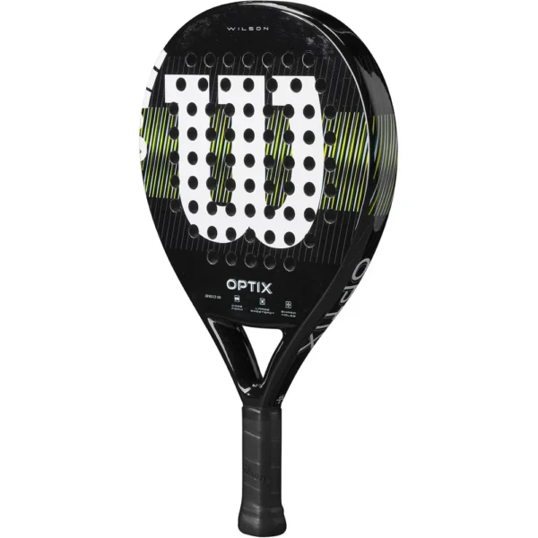 RAQUETA DE PÁDEL WILSON OPTIX V1 NEGRO