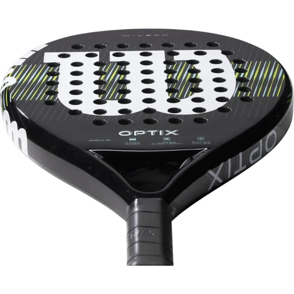 RAQUETA DE PÁDEL WILSON OPTIX V1 NEGRO