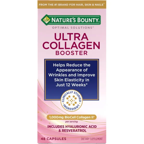 ULTRA COLLAGEN BOOSTER NATURE'S BOUNTY BIOCELL COLLAGEN 1000 MG 48 CÁPSULAS