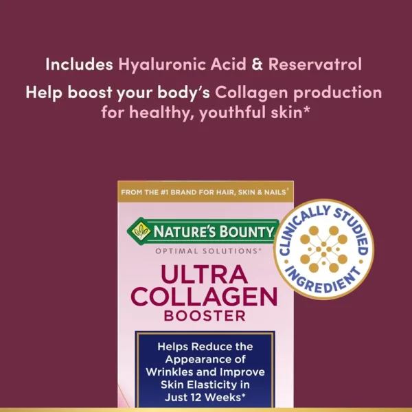ULTRA COLLAGEN BOOSTER NATURE'S BOUNTY BIOCELL COLLAGEN 1000 MG 48 CÁPSULAS
