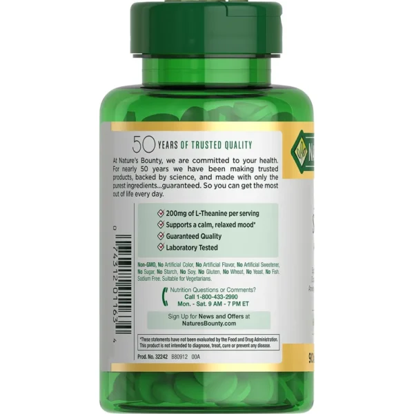 ASHWAGANDHA KSM-66 STRESS RELIEF NATURE'S BOUNTY 90 TABLETAS | PACK 2