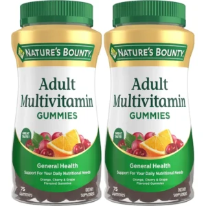 MULTIVITAMÍNICO ADULTOS NATURE'S BOUNTY 75 GOMITAS | PACK 2