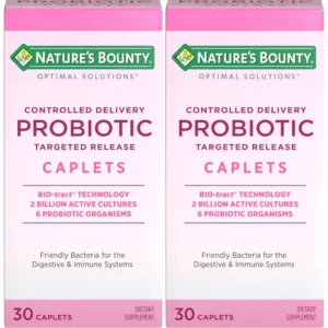 PROBIÓTICO CONTROLLED DELIVERY NATURE'S BOUNTY 2 BILLONES 30 TABLETAS | PACK 2