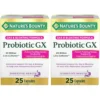 PROBIÓTICO GX NATURE'S BOUNTY 20 BILLONES 25 CÁPSULAS | PACK 2