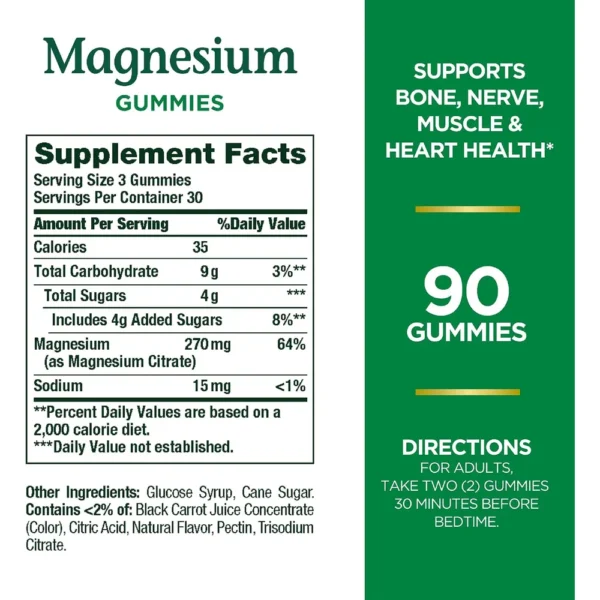 b0dzp4w85y_2.webp CITRATO DE MAGNESIO NATURE'S BOUNTY 270 MG FRAMBUESA 90 GOMITAS | PACK 2