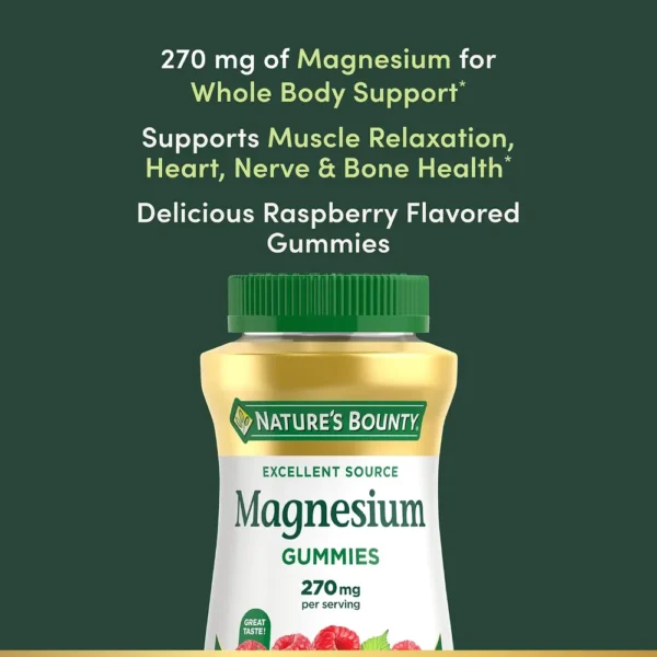 b0dzp4w85y_4.webp CITRATO DE MAGNESIO NATURE'S BOUNTY 270 MG FRAMBUESA 90 GOMITAS | PACK 2