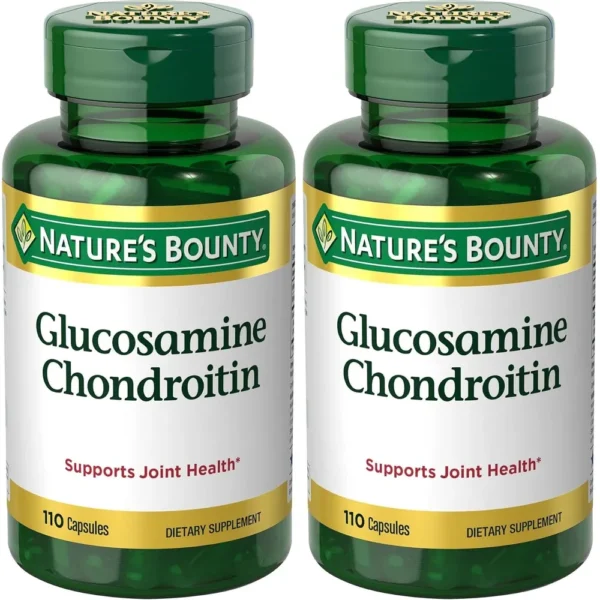 GLUCOSAMINA + CONDROITINA NATURE'S BOUNTY 110 CÁPSULAS | PACK 2