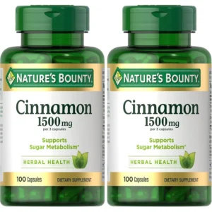 CANELA NATURE'S BOUNTY 1500 MG 100 CÁPSULAS | PACK 2
