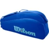 BOLSO WILSON ULTRA V5 TOUR AZUL CAPACIDAD 3 RAQUETAS
