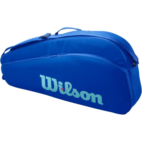 BOLSO WILSON ULTRA V5 TOUR AZUL CAPACIDAD 3 RAQUETAS