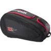 BOLSO DE PÁDEL WILSON BELA SUPER TOUR CAPACIDAD 4 RAQUETAS NEGRO