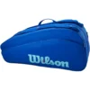 BOLSO WILSON ULTRA V5 TOUR AZUL CAPACIDAD 12 RAQUETAS