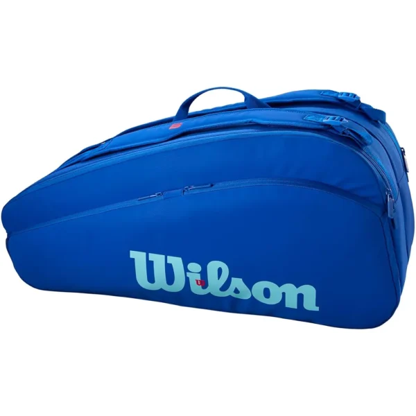 BOLSO WILSON ULTRA V5 TOUR AZUL CAPACIDAD 12 RAQUETAS