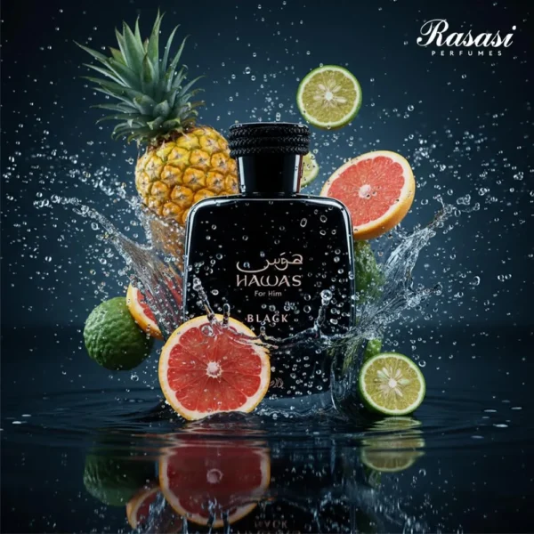 PERFUME HAWAS BLACK RASASI 3.4 OZ / 100 ML