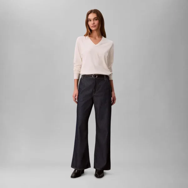 Calvin Klein | Jersey de cuello en V con monograma y logo