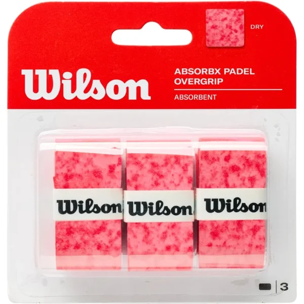 OVERGRIP DE PÁDEL WILSON ABSORB X ROJO