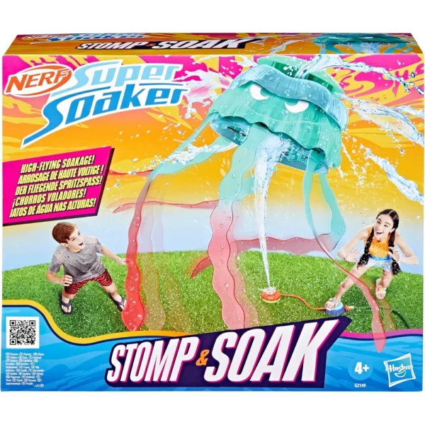 NERF JUGUETE SUPER SOAKER STOMP & SOAK CON ASPERSOR
