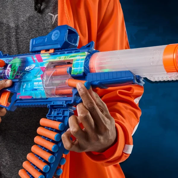 NERF LANZADOR LOADOUT CYBERLIGHT GHOST CON LUCES LED