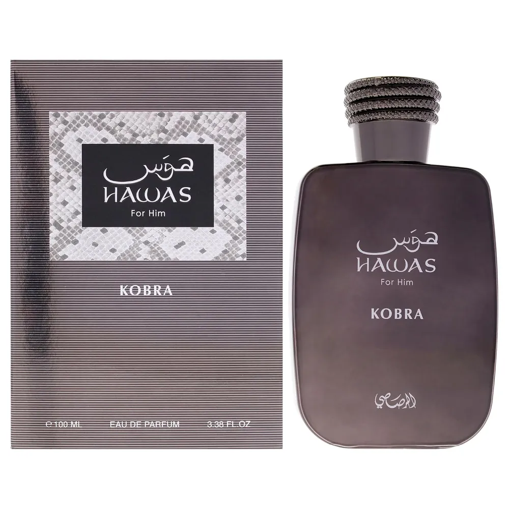 PERFUME HAWAS KOBRA RASASI 3.4 OZ / 100 ML