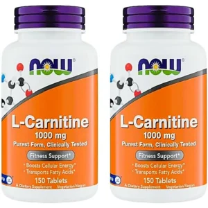 b0fp3kv9jc_0.webp L-CARNITINA CARNIPURE NOW FOODS 1000 MG 150 TABLETAS | PACK 2
