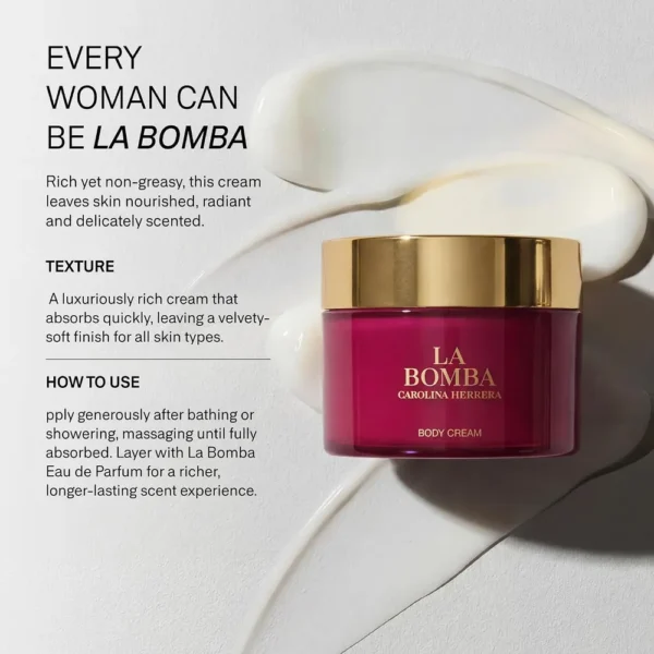 CREMA CORPORAL CAROLINA HERRERA LA BOMBA MUJER 6.8 OZ / 200 ML