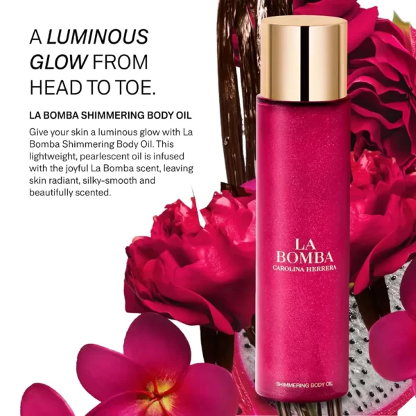 ACEITE CORPORAL CAROLINA HERRERA LA BOMBA SHIMMERING MUJER 5.1 OZ / 150 ML