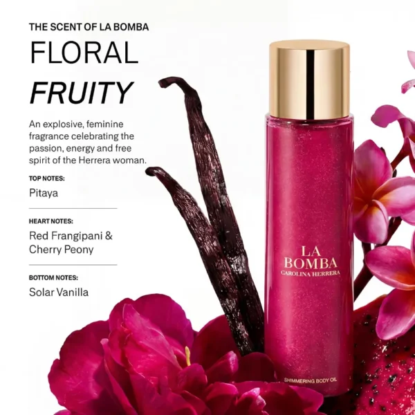 ACEITE CORPORAL CAROLINA HERRERA LA BOMBA SHIMMERING MUJER 5.1 OZ / 150 ML