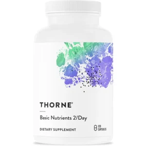 MULTIVITAMÍNICO BASIC NUTRIENTS 2/DAY THORNE 120 CÁPSULAS